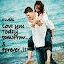 Dp bbm I will love you today tomorrow and forever