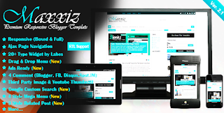 Download Template Premium Responsive Maxxiz v2.1 Free For Blogger