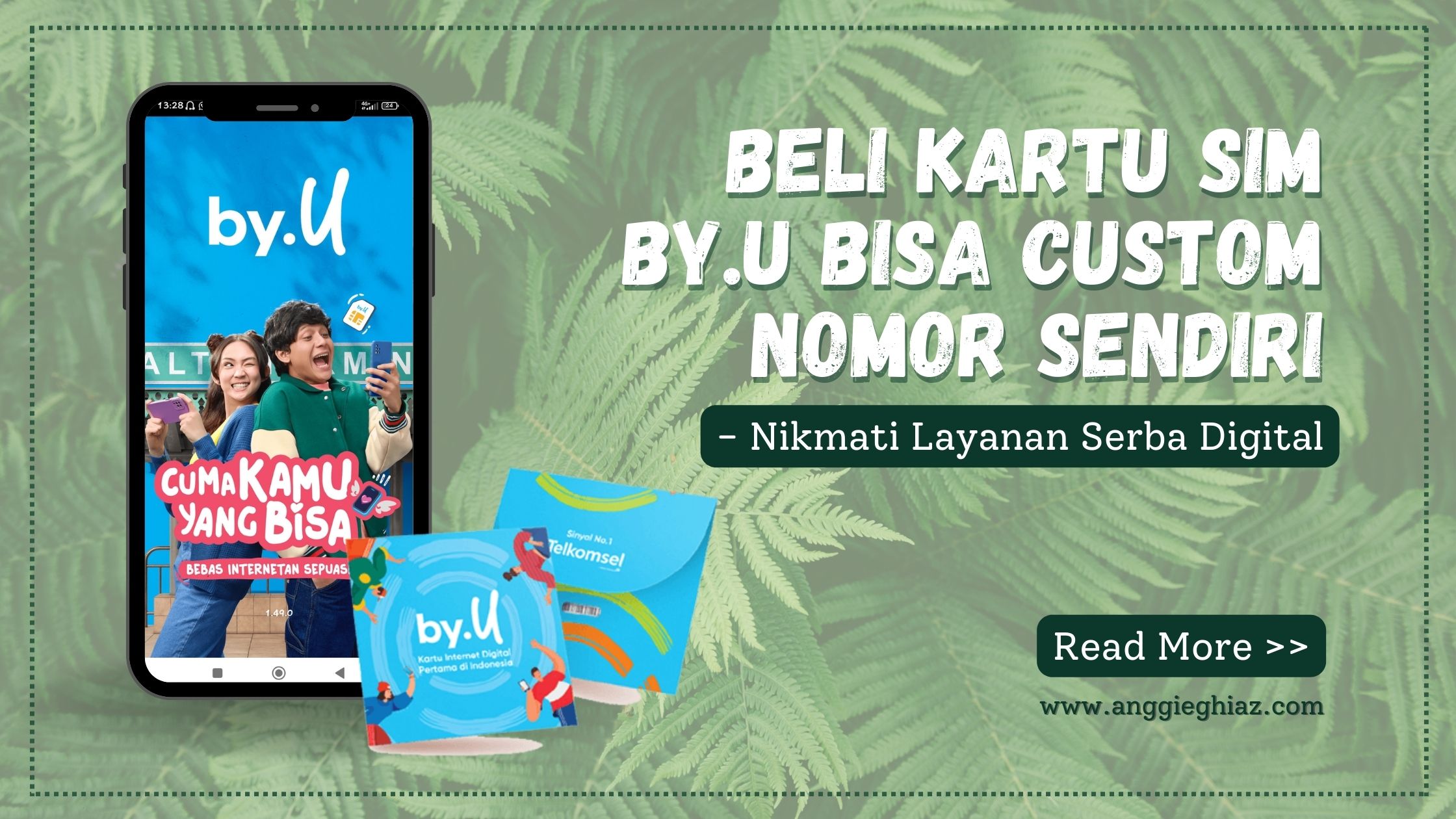 Beli kartu SIM byU bisa Custom Nomor Sendiri