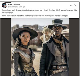 African American Cowboy and cowgirl