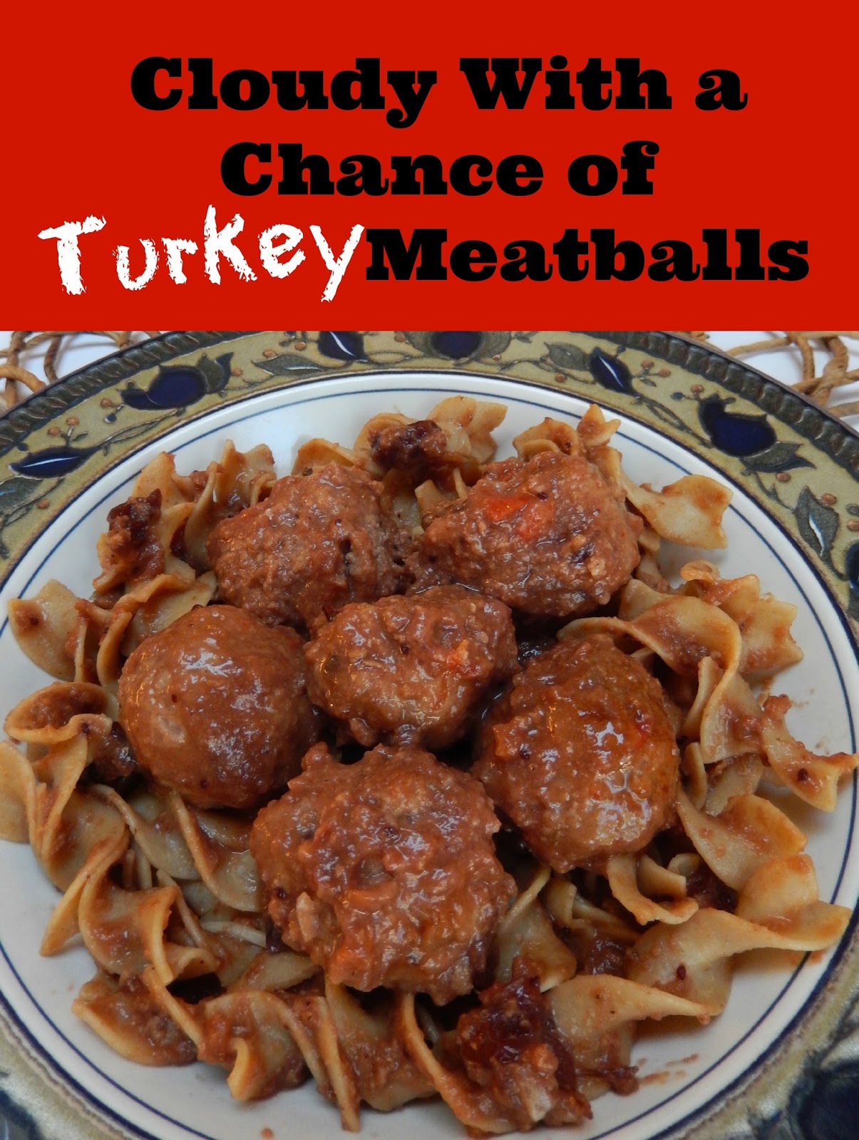 Cloudy With A Chance of Turkey Meatballs: Sweet and Sour Turkey Meatballs by Ms. Toody Goo Shoes