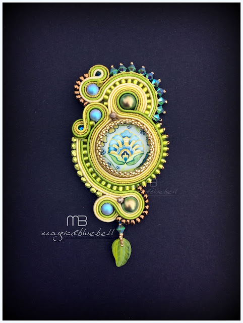 Soutache pendant