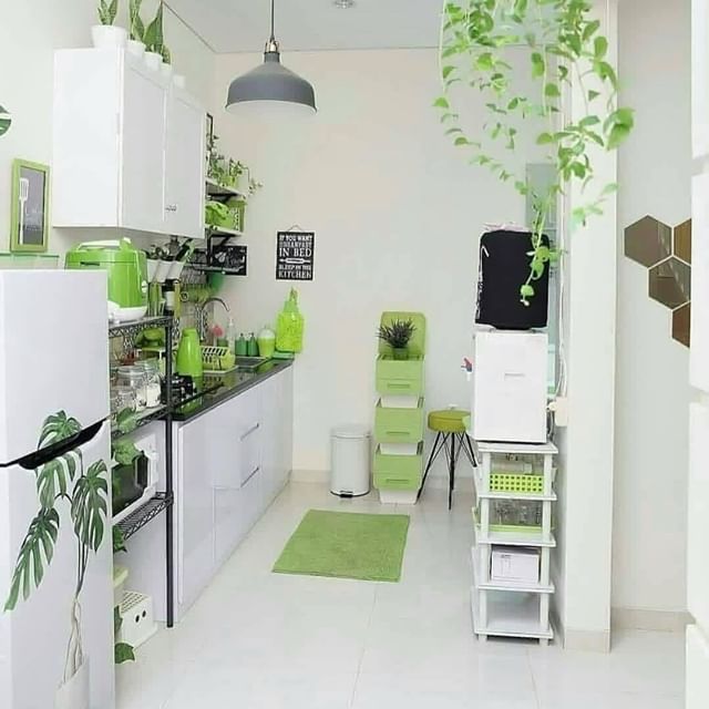 Desain Dapur Cantik  Dan Elegan Ukuran  Kecil Ruangan Sempit 