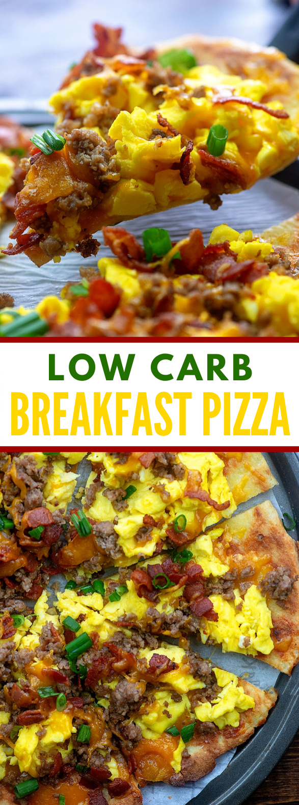 MEAT LOVERS BREAKFAST PIZZA #lowcarb #healthy