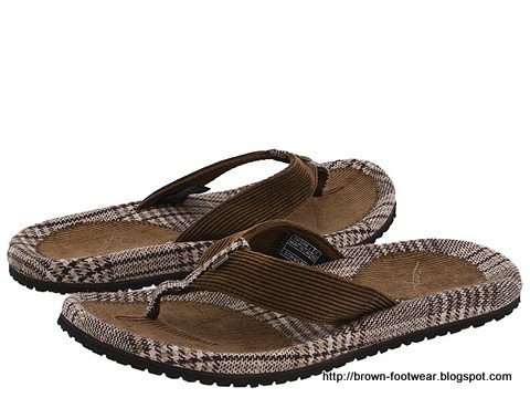 Brown footwear:LG85596