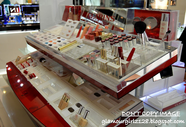 Clarins makeup counter