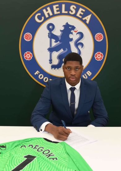 17-year-old Nigerian goalkeeper, Prince Adegoke joins Chelsea FC