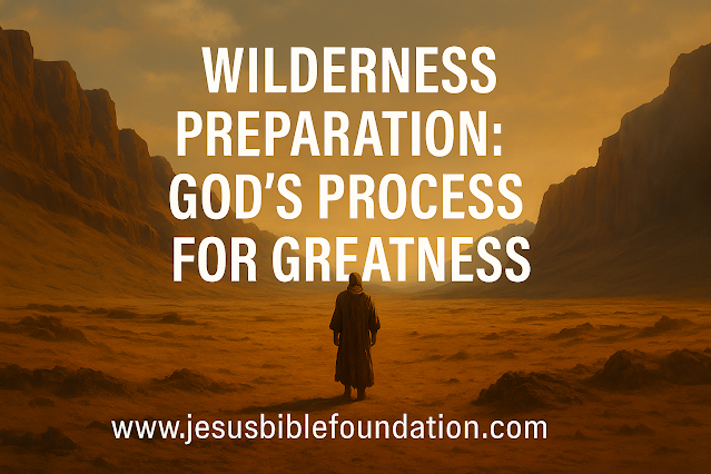 Wilderness Preparation: God's Process for Greatness | Jesus Bible Foundation
