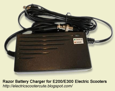 Razor Battery Charger for E200-E300 Electric Scooters