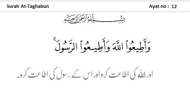 Al-Quran with Urdu Translation Surah At-Taghbun