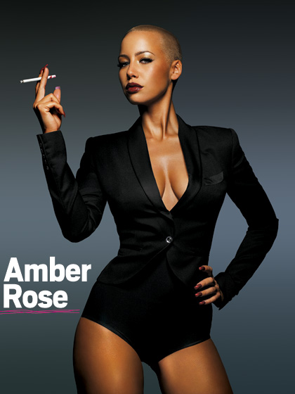 amber rose with hair pictures. girlfriend amber rose model