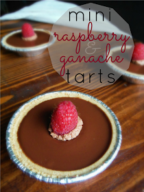 Mini Raspberry Ganache Tarts