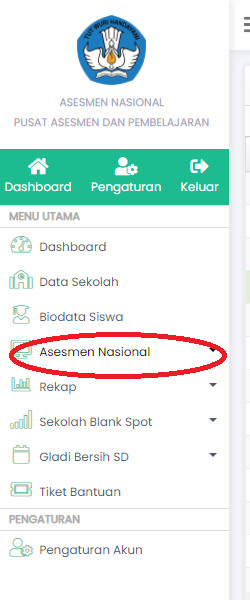 Cara Cetak atau Download Daftar Hadir Peserta ANBK Gladi Bersih 2021