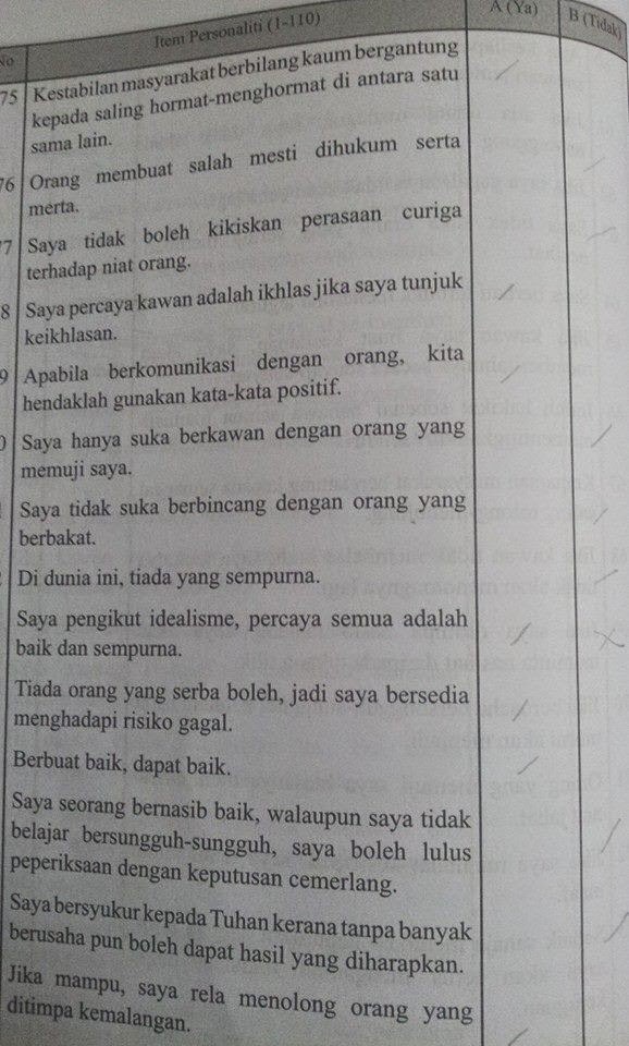 Contoh Soalan Ujian MEdSI / Malaysian Educators Selection 