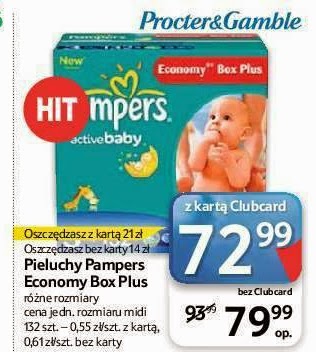  Mega paka pampersów w promocji w Tesco