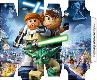 Cajas de Star Wars Lego para imprimir gratis.