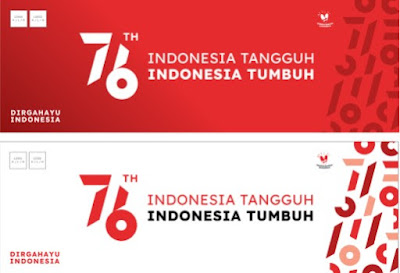 Contoh Desain Spanduk HUT RI ke 76 untuk Instansi tanpa Background