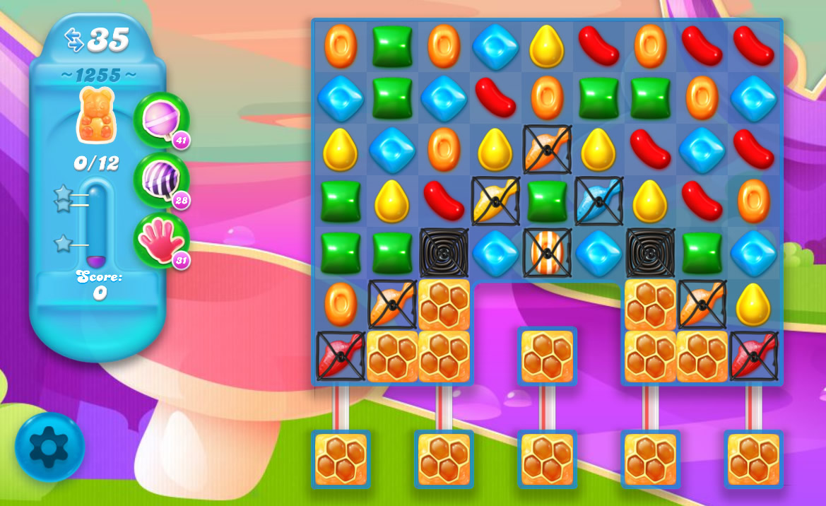 Candy Crush Soda Saga level 1255