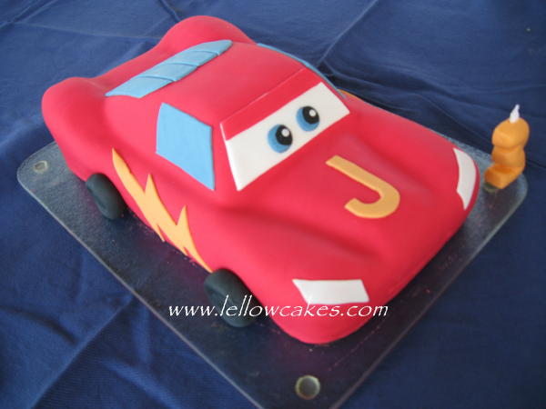 Lightning Mcqueen Cake