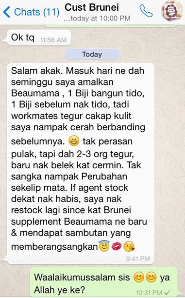 TESTIMONI PENGGUNA BEAU MAMA