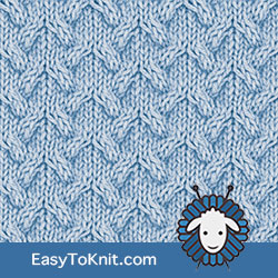 Twist Cable 31: Arched Cable | Easy to knit #knittingstitches #knitcables