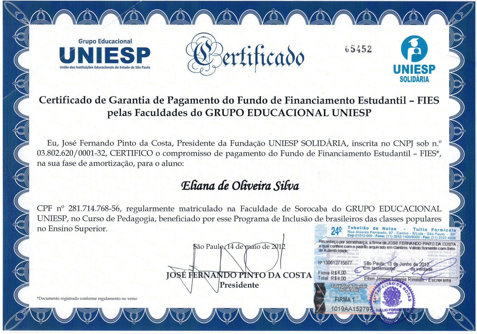 Núcleo de Voluntariado - UNIESP ® Faculdade de Sorocaba 