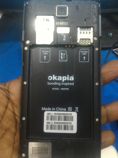 OKAPIA INSPIRE V2.07 FLASH FILE MT6582 5.0 100% TESTED