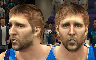 NBA 2K13 Dirk Nowitzki Cyberface Mod