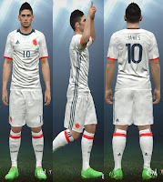 PES 2016 Colombia+Mexico Copa America 2016 Home kit