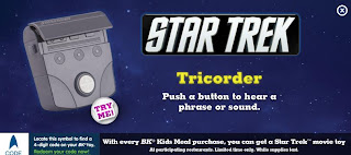Burger King Star Trek Kids Meal Toy Promotion 2009 - Tricorder