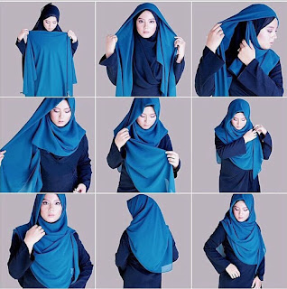 Tutorial Hijab Syari Modern