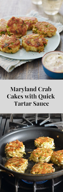 Maryland Crab Cakes with Quick Tartar Sauce
