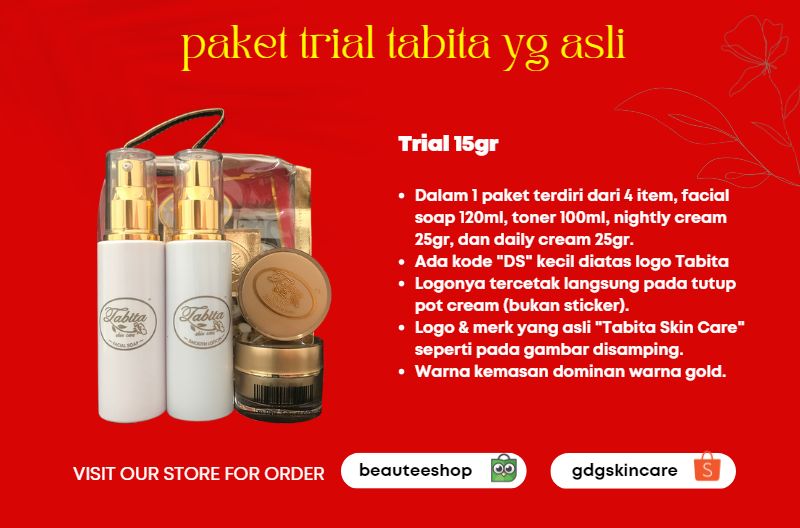 Foto Tabita Skin Care Paket Trial Yang Asli