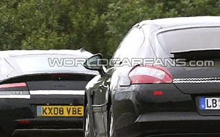 Spy Shots: Porsche Panamera and Aston Martin Rapide 'Ring battle