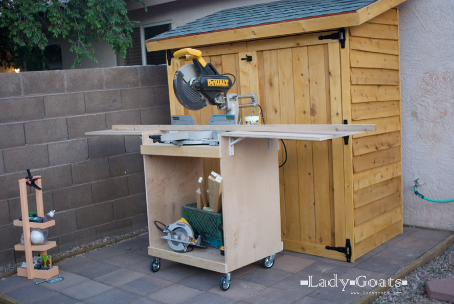 Miter Saw Cart - plans by Ana White