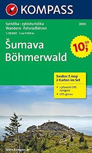Böhmerwald/Sumava. 1 : 50 000. Wanderkarten-Set mit Naturführer D/CZ in der Nylontasche. Wandern, Rad. GPS-genau