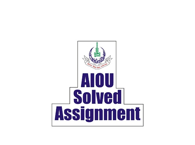 AIOU Solved Assignment 423 Autumn 2019 Assignment No 1