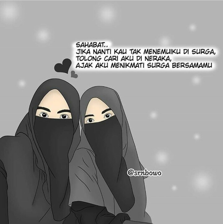 27 Gambar Kartun Muslimah Bercadar Bersama Sahabat Gani 