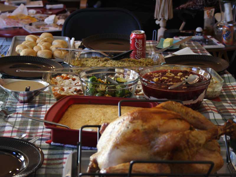 Nothing says Thanksgiving louder than a sinfully big dinner