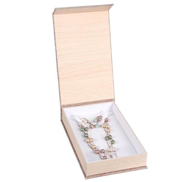 Buy Wholesale Deluxe Burlap Necklace Box at Nile Corp