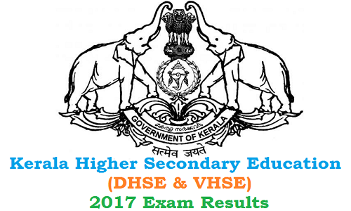 Kerala DHSE VHSE +2 Exam results 2017