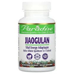 Paradise Herbs, Jiaogulan, 60 Vegetarian Capsules