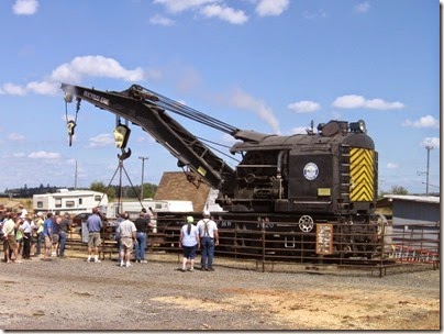 IMG_8052 1927 Bucyrus-Erie 160-Ton Steam Railway Derrick Crane SPMW #7020 at Antique Powerland in Brooks, Oregon on August 4, 2007