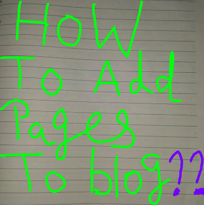 Add pages to blog