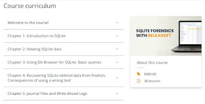 Belkasoft SQLite Forensics Course