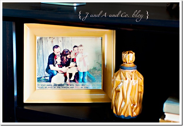 Yellow frame