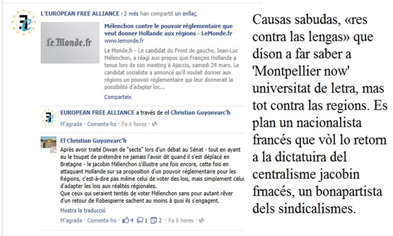 Mélenchon e lo centralisme
