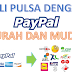 Beli Pulsa Dengan PayPal