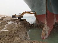 Suez blockage sets shipping rates racing, oil and gas tankers diverted away.