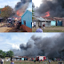 Incendio destruye varias viviendas en paraje La Grúa del municipio de Imbert.